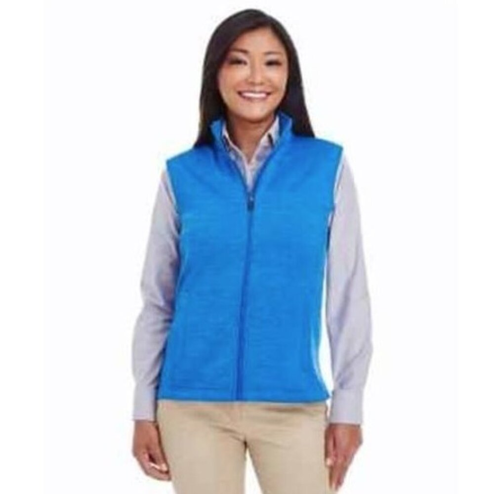 Newbury Molange Fleece Vest, Blue Size 2XL